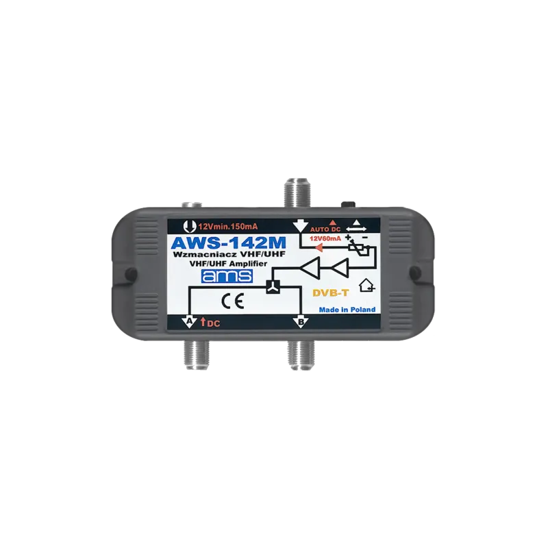 Wzmacniacz antenowy AMS AWS-142M Wzmacniacz antenowy AMS AWS-142M