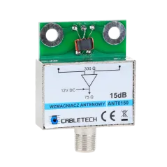 Wzmacniacz antenowy ekranowany 15dB Cabletech