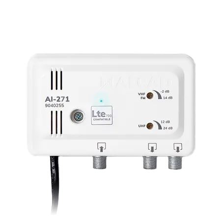 Wzmacniacz antenowy wewnętrzny 2 wyjścia LTE700 AI-271 ALCAD