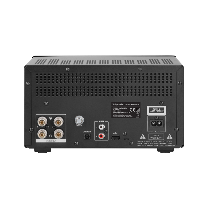 Wzmacniacz HiFi klasy A Kruger&Matz KM1995-A ( CD, USB, Bluetooth, radio cyfrowe DAB+, FM ) Wzmacniacz HiFi klasy A Kruger&Matz KM1995-A ( CD, USB, Bluetooth, radio cyfrowe DAB+, FM )