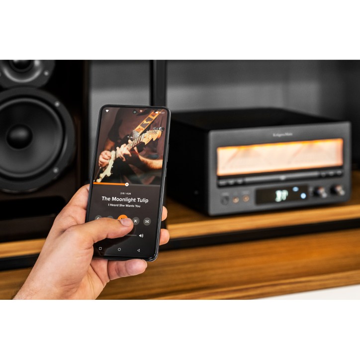 Wzmacniacz HiFi klasy A Kruger&Matz KM1995-A ( CD, USB, Bluetooth, radio cyfrowe DAB+, FM ) Wzmacniacz HiFi klasy A Kruger&Matz KM1995-A ( CD, USB, Bluetooth, radio cyfrowe DAB+, FM )