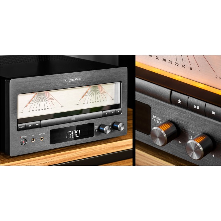Wzmacniacz HiFi klasy A Kruger&Matz KM1995-A ( CD, USB, Bluetooth, radio cyfrowe DAB+, FM ) Wzmacniacz HiFi klasy A Kruger&Matz KM1995-A ( CD, USB, Bluetooth, radio cyfrowe DAB+, FM )