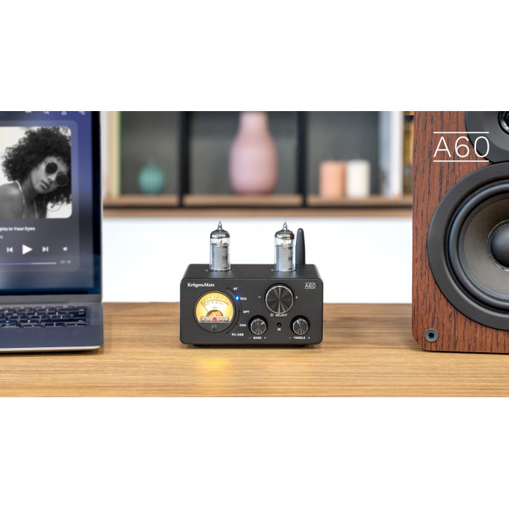 Wzmacniacz lampowy stereo Kruger&Matz model A60 Wzmacniacz lampowy stereo Kruger&Matz model A60