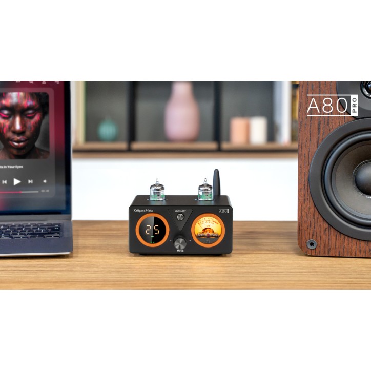 Wzmacniacz lampowy stereo Kruger&Matz model A80-PRO Wzmacniacz lampowy stereo Kruger&Matz model A80-PRO