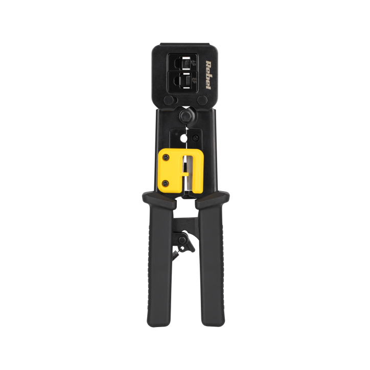 Zaciskarka wtyków przelotowych RJ45, RJ12, RJ11 Zaciskarka wtyków przelotowych RJ45, RJ12, RJ11
