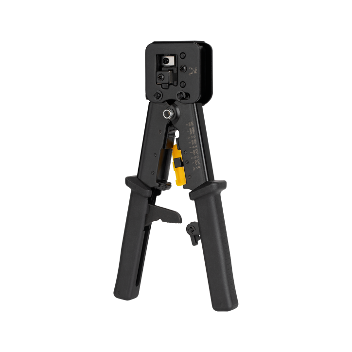 Zaciskarka wtyków przelotowych RJ45, RJ12, RJ11 Zaciskarka wtyków przelotowych RJ45, RJ12, RJ11
