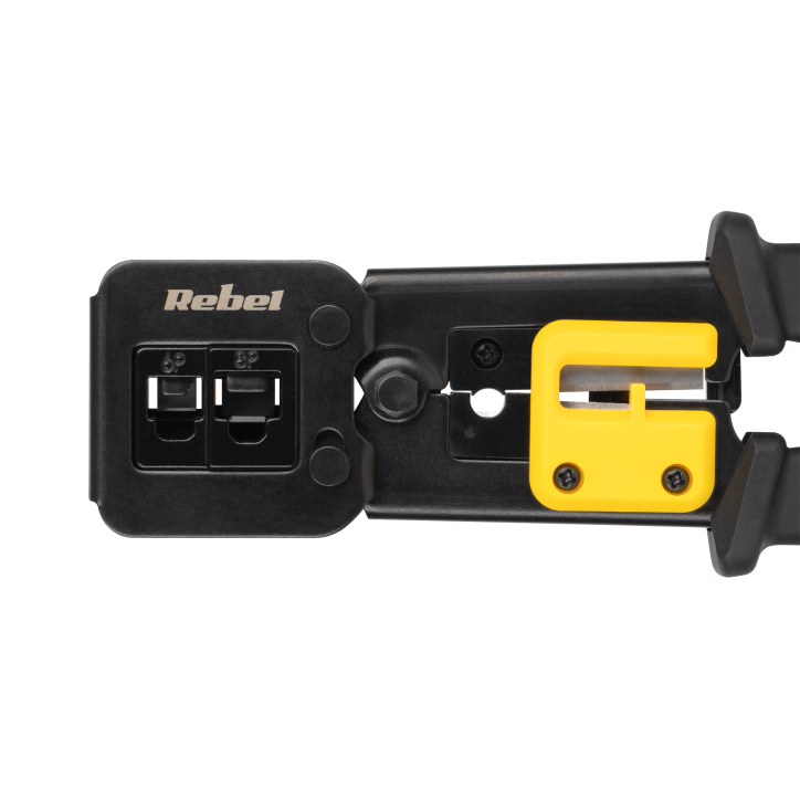 Zaciskarka wtyków przelotowych RJ45, RJ12, RJ11 Zaciskarka wtyków przelotowych RJ45, RJ12, RJ11