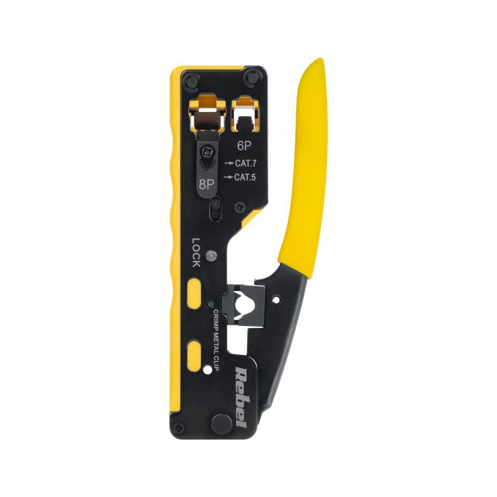 Zaciskarka wtyków przelotowych RJ45/RJ12 Zaciskarka wtyków przelotowych RJ45/RJ12