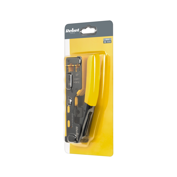 Zaciskarka wtyków przelotowych RJ45/RJ12 Zaciskarka wtyków przelotowych RJ45/RJ12