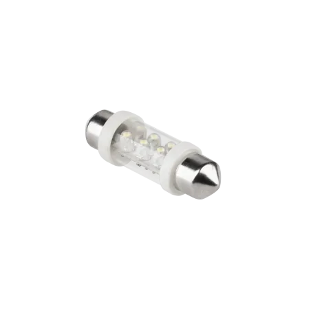 Żarówka samochodowa LED 12V 10*36-6LED Sv8,5 biała