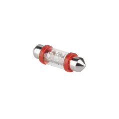 Żarówka samochodowa LED 12V 10*36-6LED Sv8,5 czerwona