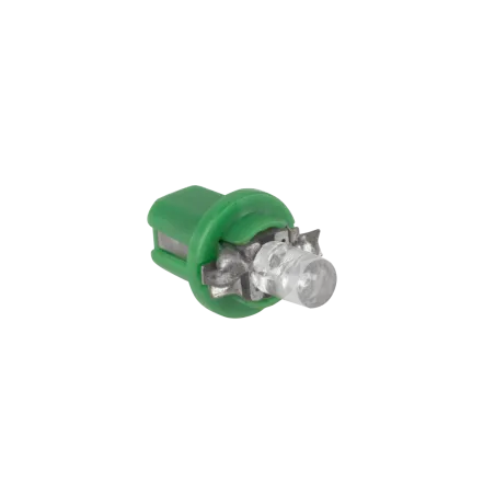 Żarówka samochodowa 12V B8.5d- 1LED zielona (płaska)