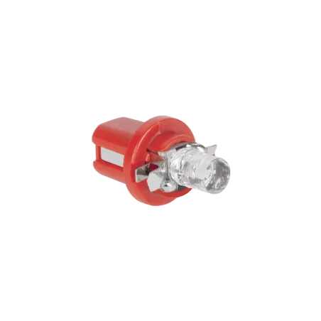 Żarówka samochodowa 12V B8.5d-1LED czerwona (płaska)