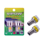 Żarówka samochodowa 12V S-25-12LED/1157 żółta/blister-2szt Żarówka samochodowa 12V S-25-12LED/1157 żółta/blister-2szt