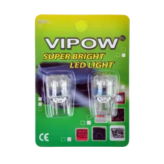 Żarówka samochodowa 12V T20 - WG 9 LED/1157 biała/blister - 2 szt