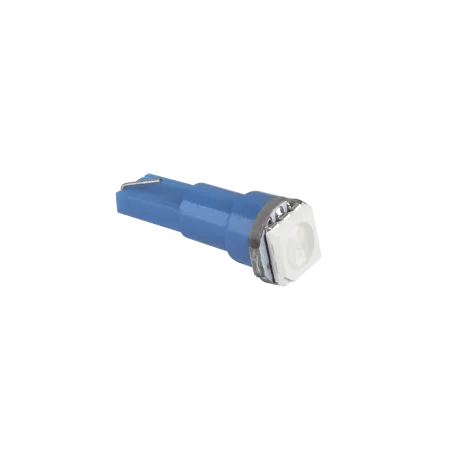 Żarówka samochodowa 12V T5-WG 1SMD 5050 3chips niebieska