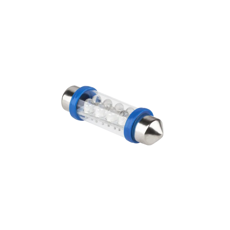 Żarówka samochodowa LED 12V 10*42-8LED Sv8,5 niebieska Żarówka samochodowa LED 12V 10*42-8LED Sv8,5 niebieska