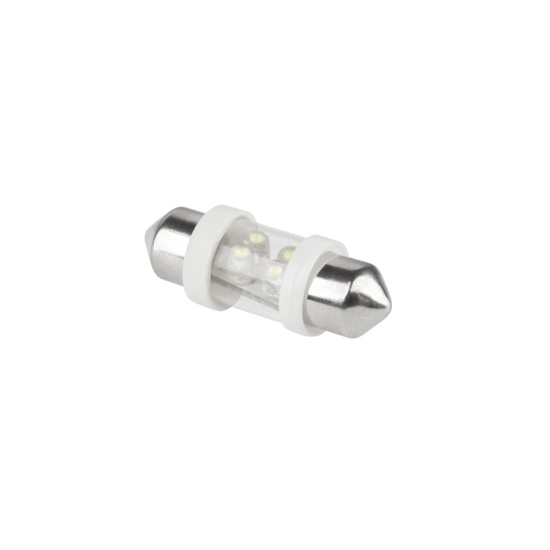 Żarówka samochodowa LED 12V 10*31-4LED Sv8,5 biała