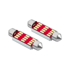 Żarówka samochodowa LED SV8,5 (Canbus) T11x41 12 SMD 3014, 12V