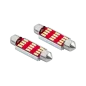 Żarówka samochodowa LED SV8,5 (Canbus) T11x41 12 SMD 3014, 12V