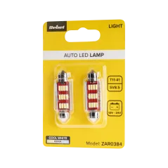 Żarówka samochodowa LED SV8,5 (Canbus) T11x41 12 SMD 3014, 12V