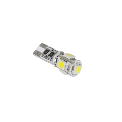 Żarówka samochodowa LED T10 (Canbus) - 5x SMD5050, biała