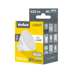 Żarówka, lampa LED 7W MR16 3000K, 12V