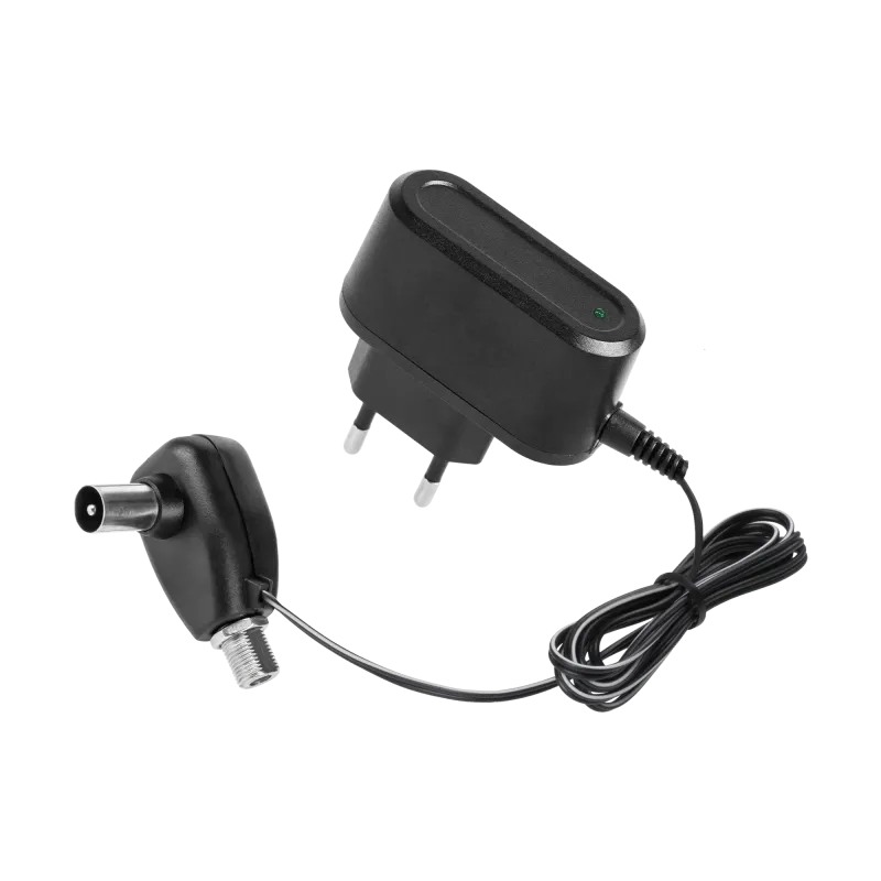 Zasilacz antenowy elektroniczny z gniazdem "F" 12V 300mA Zasilacz antenowy elektroniczny z gniazdem "F" 12V 300mA