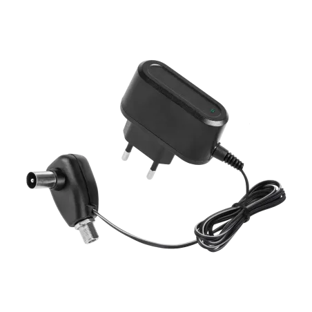 Zasilacz antenowy elektroniczny z gniazdem "F" 12V 300mA