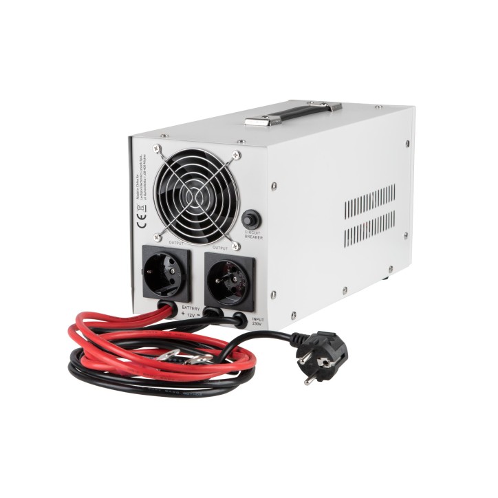 Zasilacz awaryjny KEMOT PROsinus-1000 przetwornica z czystym przebiegiem sinusoidalnym i funkcją ładowania 12V 230V 1000VA/700W Zasilacz awaryjny KEMOT PROsinus-1000 przetwornica z czystym przebiegiem sinusoidalnym i funkcją ładowania 12V 230V 1000VA/700W