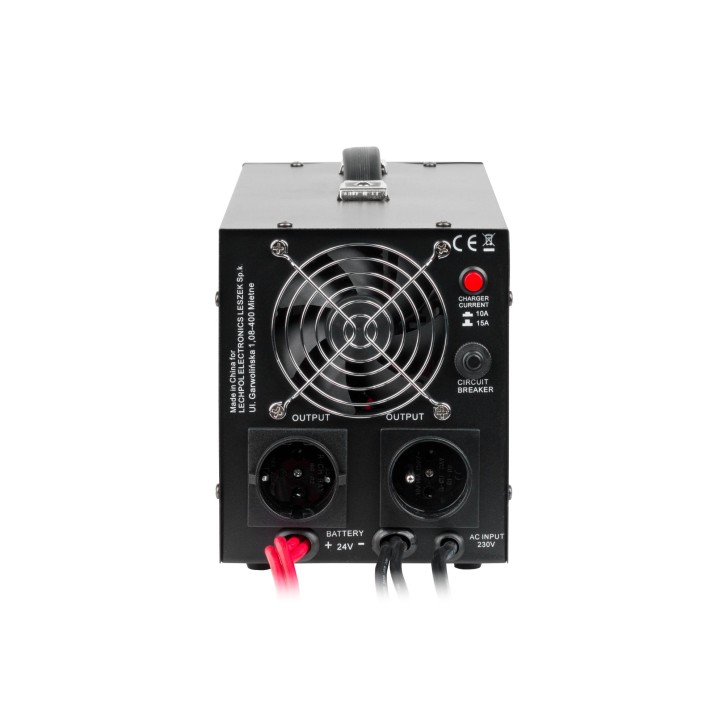 Zasilacz awaryjny KEMOT PROsinus-1500/24 przetwornica z czystym przebiegiem sinusoidalnym i funkcją ładowania 24V 230V 1500VA/ Zasilacz awaryjny KEMOT PROsinus-1500/24 przetwornica z czystym przebiegiem sinusoidalnym i funkcją ładowania 24V 230V 1500VA/