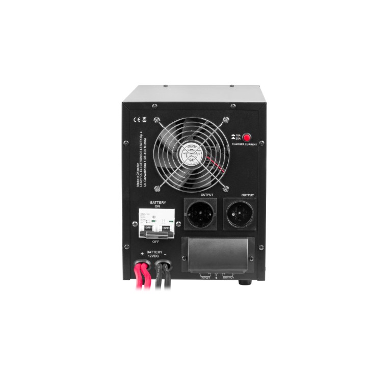 Zasilacz awaryjny KEMOT PROsinus-2200 przetwornica z czystym przebiegiem sinusoidalnym i funkcją ładowania 12V 230V 2200VA/160 Zasilacz awaryjny KEMOT PROsinus-2200 przetwornica z czystym przebiegiem sinusoidalnym i funkcją ładowania 12V 230V 2200VA/160