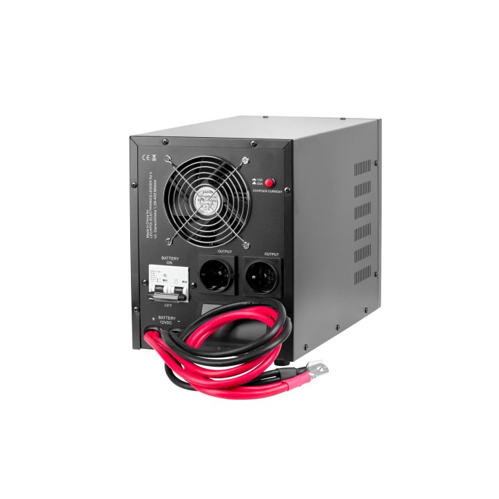 Zasilacz awaryjny KEMOT PROsinus-2200 przetwornica z czystym przebiegiem sinusoidalnym i funkcją ładowania 12V 230V 2200VA/160 Zasilacz awaryjny KEMOT PROsinus-2200 przetwornica z czystym przebiegiem sinusoidalnym i funkcją ładowania 12V 230V 2200VA/160