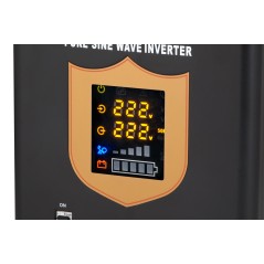 Zasilacz awaryjny KEMOT PROsinus-2200 przetwornica z czystym przebiegiem sinusoidalnym i funkcją ładowania 12V 230V 2200VA/160