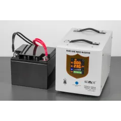 Zasilacz awaryjny KEMOT PROsinus-2600/24 przetwornica z czystym przebiegiem sinusoidalnym i funkcją ładowania 24V 230V 2600VA/