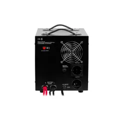 Zasilacz awaryjny KEMOT PROsinus-2600/24 przetwornica z czystym przebiegiem sinusoidalnym i funkcją ładowania 24V 230V 2600VA/