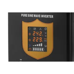 Zasilacz awaryjny KEMOT PROsinus-2600/24 przetwornica z czystym przebiegiem sinusoidalnym i funkcją ładowania 24V 230V 2600VA/