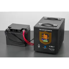 Zasilacz awaryjny KEMOT PROsinus-3500/48 przetwornica z czystym przebiegiem sinusoidalnym i funkcją ładowania 48V 230V 3500VA/