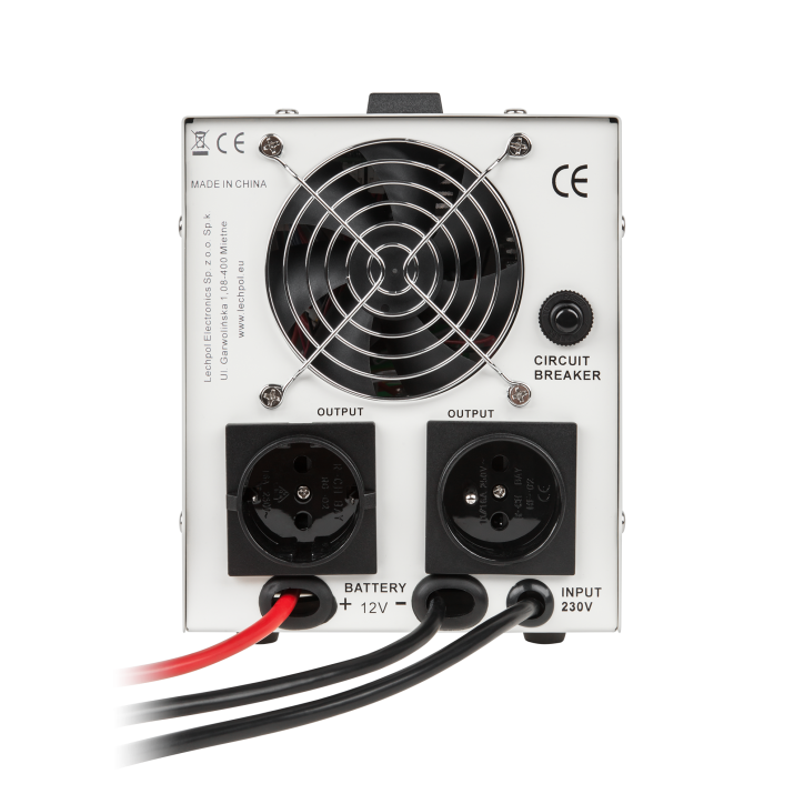 Zasilacz awaryjny KEMOT PROsinus-500 przetwornica z czystym przebiegiem sinusoidalnym i funkcją ładowania 12V 230V 500VA/300W Zasilacz awaryjny KEMOT PROsinus-500 przetwornica z czystym przebiegiem sinusoidalnym i funkcją ładowania 12V 230V 500VA/300W