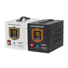 Zasilacz awaryjny KEMOT PROsinus-500 przetwornica z czystym przebiegiem sinusoidalnym i funkcją ładowania 12V 230V 500VA/300W - 