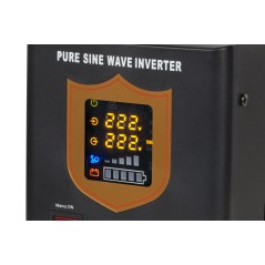 Zasilacz awaryjny KEMOT PROsinus-500 przetwornica z czystym przebiegiem sinusoidalnym i funkcją ładowania 12V 230V 500VA/300W - 