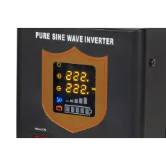 Zasilacz awaryjny KEMOT PROsinus-500 przetwornica z czystym przebiegiem sinusoidalnym i funkcją ładowania 12V 230V 500VA/300W - 