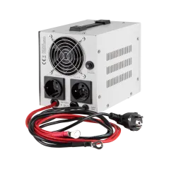 Zasilacz awaryjny KEMOT PROsinus-800 przetwornica z czystym przebiegiem sinusoidalnym i funkcją ładowania 12V 230V 800VA/500W
