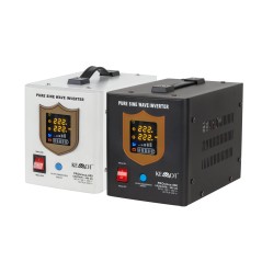 Zasilacz awaryjny KEMOT PROsinus-800 przetwornica z czystym przebiegiem sinusoidalnym i funkcją ładowania 12V 230V 800VA/500W - 
