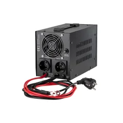 Zasilacz awaryjny KEMOT PROsinus-800 przetwornica z czystym przebiegiem sinusoidalnym i funkcją ładowania 12V 230V 800VA/500W - 