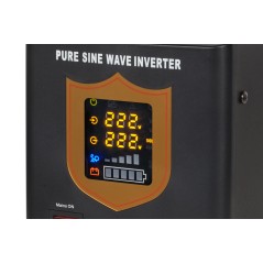 Zasilacz awaryjny KEMOT PROsinus-800 przetwornica z czystym przebiegiem sinusoidalnym i funkcją ładowania 12V 230V 800VA/500W - 