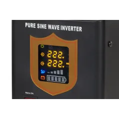 Zasilacz awaryjny KEMOT PROsinus-800 przetwornica z czystym przebiegiem sinusoidalnym i funkcją ładowania 12V 230V 800VA/500W - 