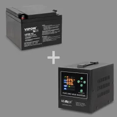 Zasilacz awaryjny KEMOT PROsinus-800-LFP4 przetwornica