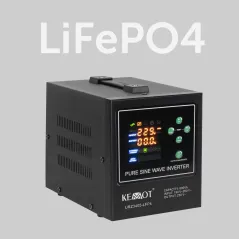 Zasilacz awaryjny KEMOT PROsinus-800-LFP4 przetwornica