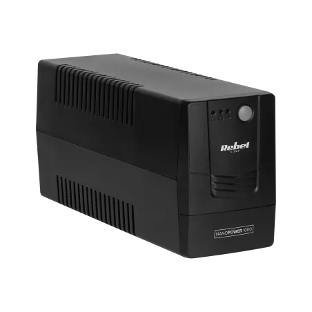 Zasilacz awaryjny komputerowy UPS REBEL model Nanopower 1000 ( offline, 1000VA / 600W , 230 V , 50Hz )